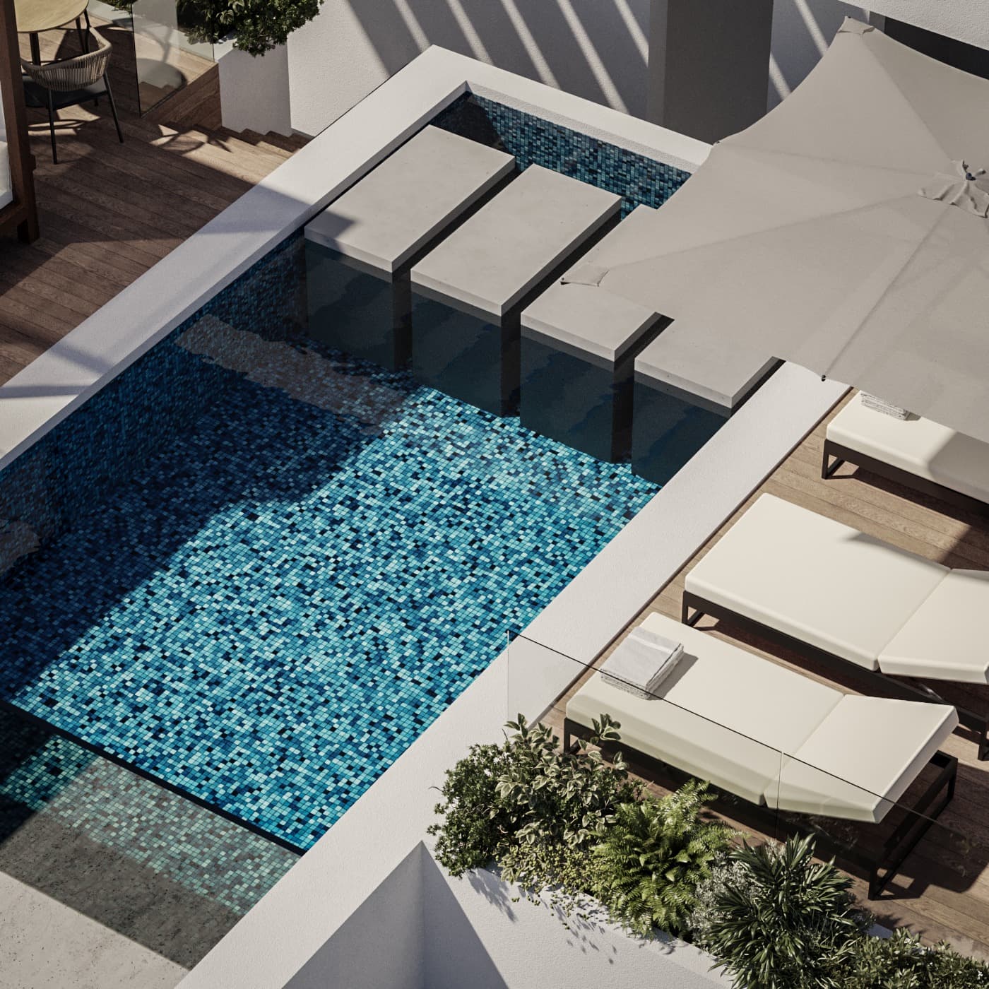 Rooftop Pool Access